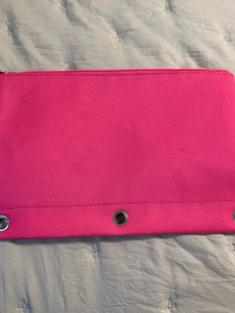 Pink Glitter 'SHINE' Clear Cosmetic Pouch